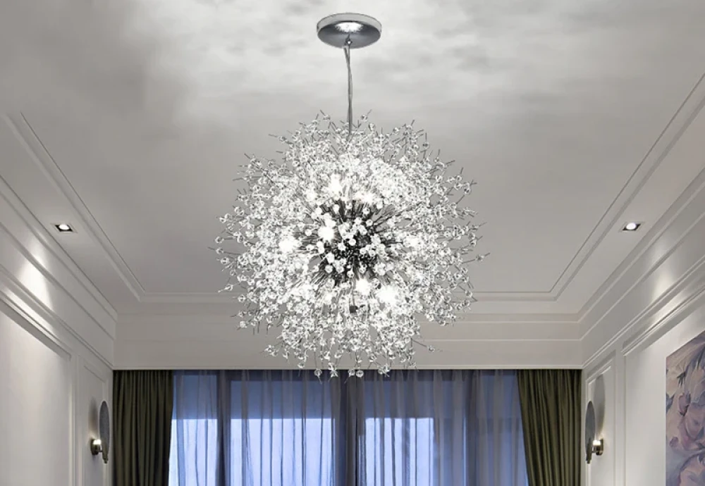 glass globe chandelier lighting